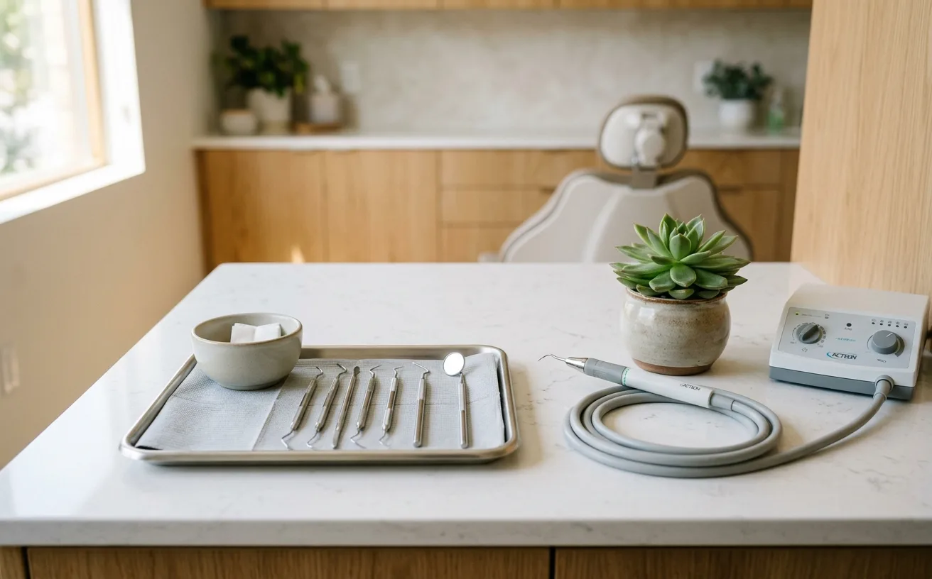 Nástroje pro dentální hygienu v moderní ordinaci